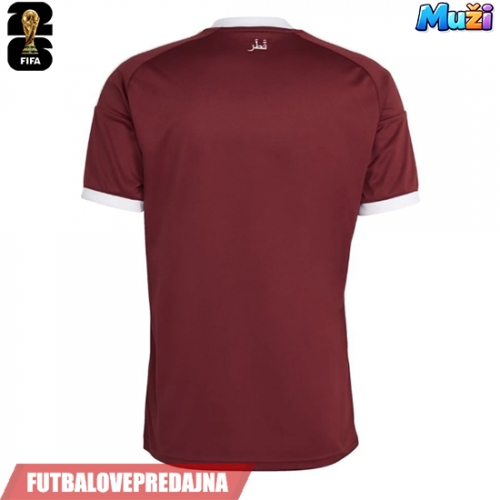 Lacne Muži Futbalové dres Katar MS 2026 Krátky Rukáv - Domáci